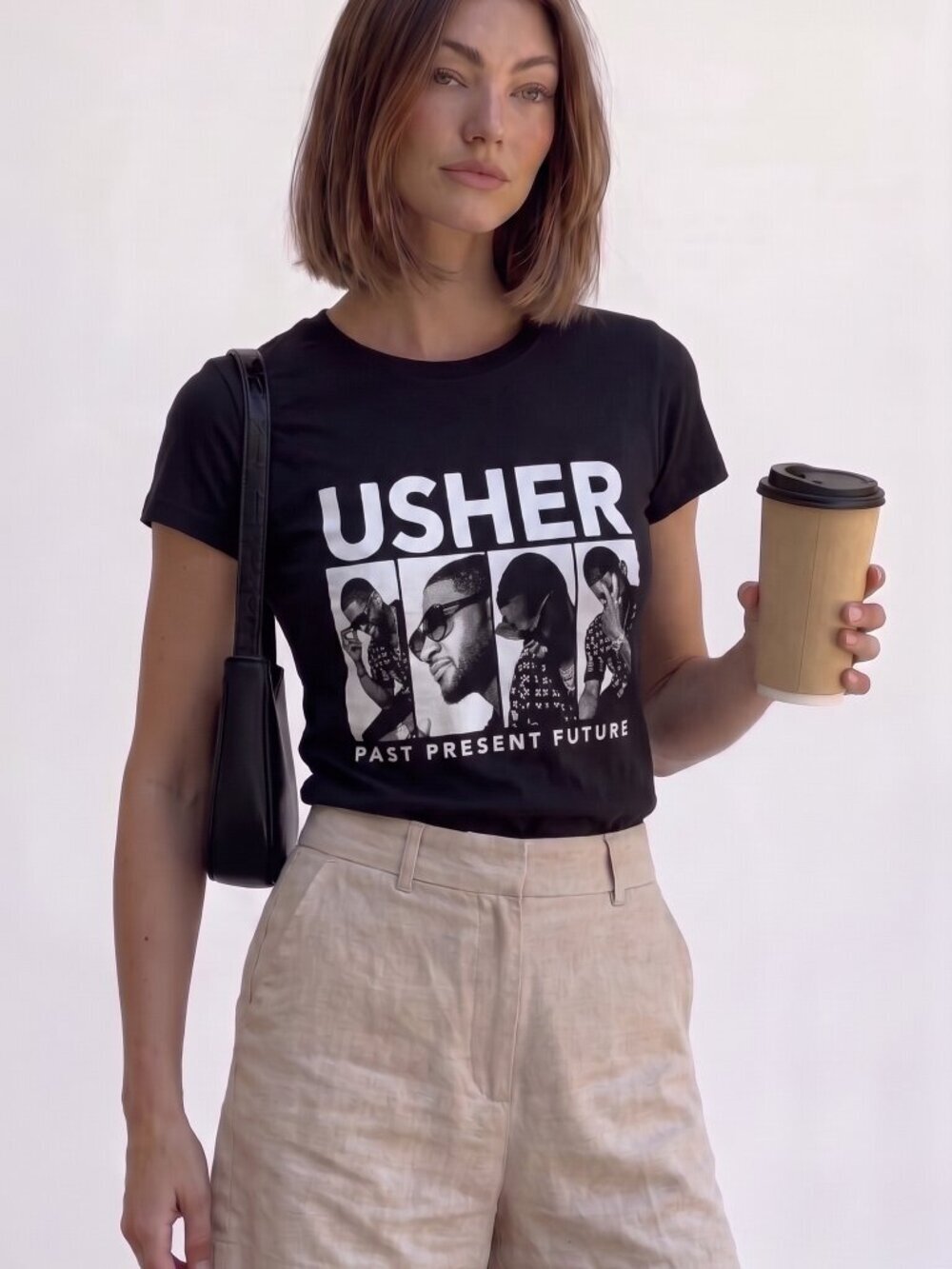 USHER BAND WOMENS TEE (SMALL)